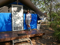 Private safari tents. Guest image credit Karen Swansson